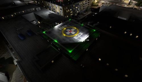 Leeds general infirmary hospital helipad