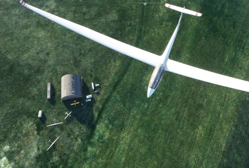 Lethbridge Soaring Club, Cowley, Alberta - glider airstrip