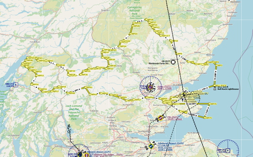 LFA14 RAF Typhoon Low Level Sortie - Montrose, Star Wars, Glencoe, Lindores