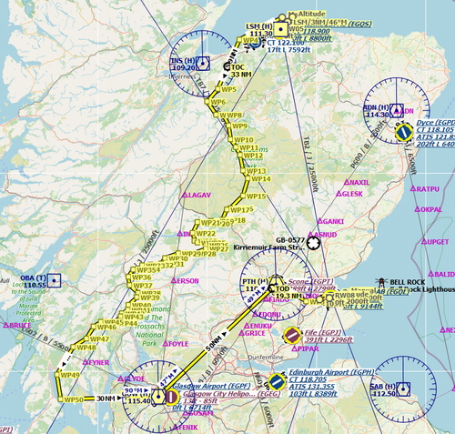 LFA14 Typhoon Low Level Sortie - Lossie, Cairngorms, Star Wars, Rest and Be Thankful