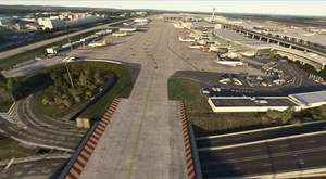 LFPG terrain fix with AFCAD and ground marking (with glass jetways option for GSX users) thumbnail 14