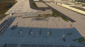 LFPG terrain fix with AFCAD and ground marking (with glass jetways option for GSX users) thumbnail 17