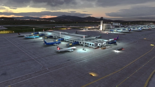 LGAV Athens FSLTL Static Aircraft