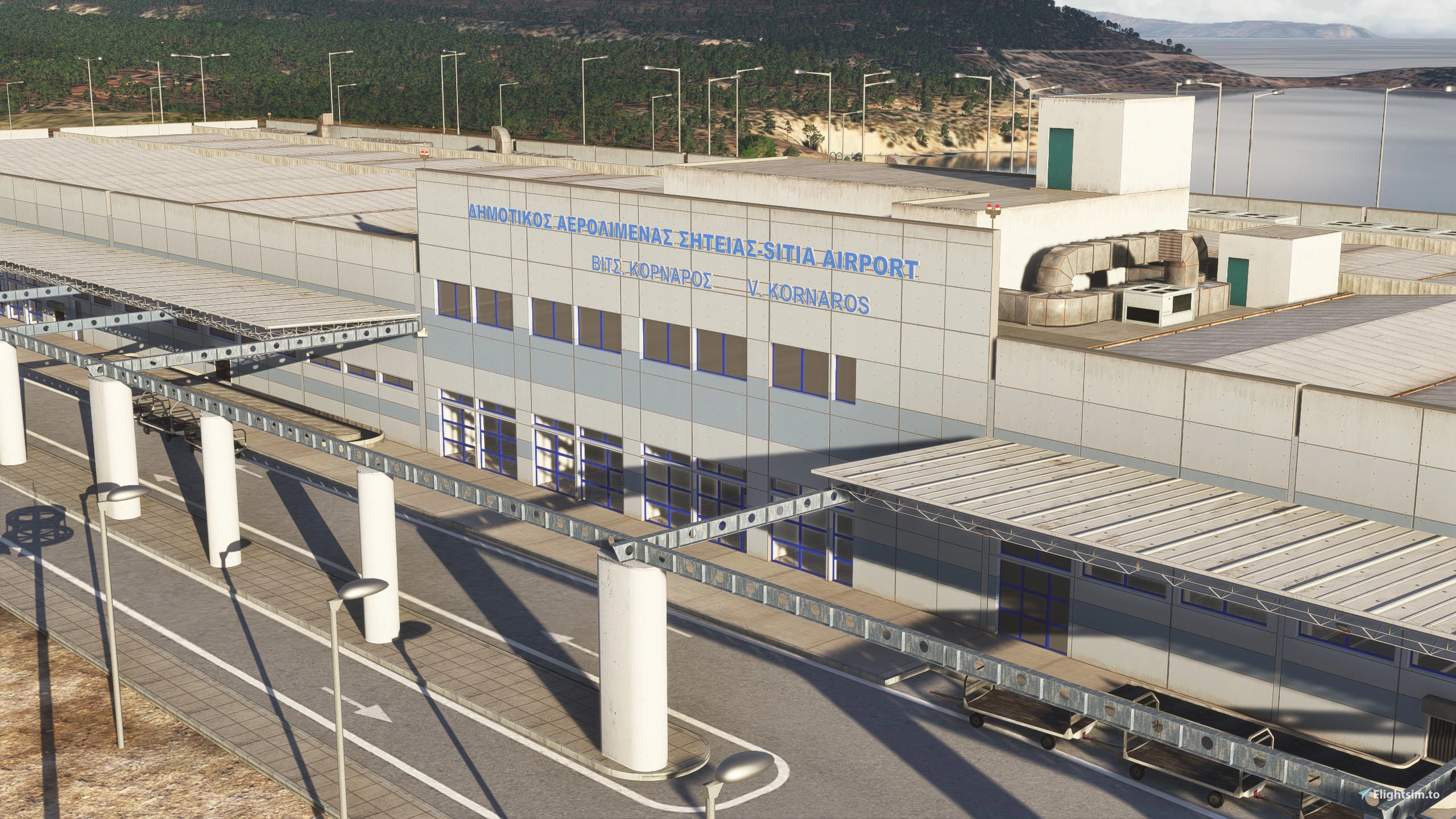 LGST Sitia Airport Approach