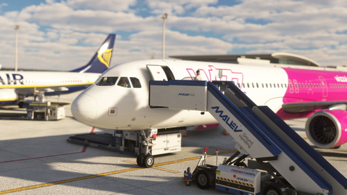 LHBP Budapest FSLTL Static Aircraft
