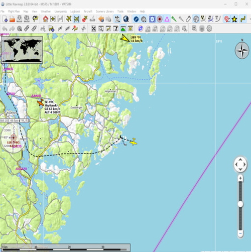 Lighthouses and boats with helipads
