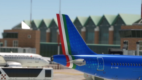LIPZ Venice FSLTL Static Aircraft