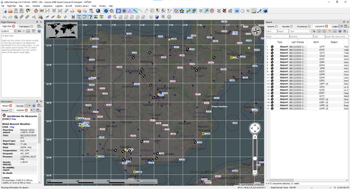 Little NavMap POIs for Air Hispania Spanish airports
