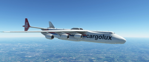 Livery Antonov AN-225 Cargolux fictional