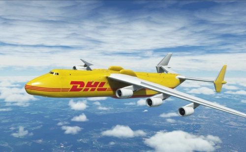 Livery Antonov AN-225 DHL fictional