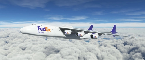 Livery Antonov AN-225 FedEx fictional