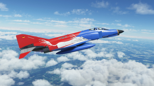 Livery DC Designs F4 Fighter Wing 72 “W” Wild Horse