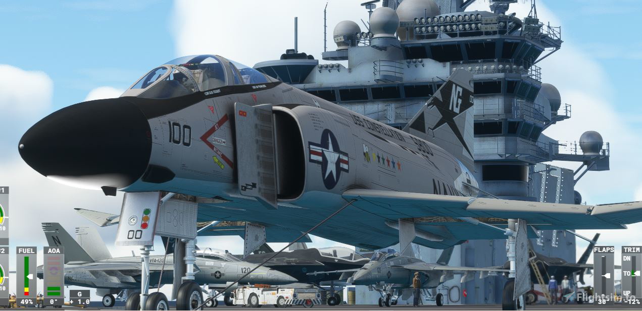 ファインモールド　F-4J VF-96 ショータイム 100 アメリカ海軍 F-4J 戦闘機 VF-96 `ショータイム 100