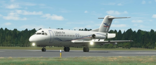 Livery Fokker F28 4000 Lübeck Air fictional
