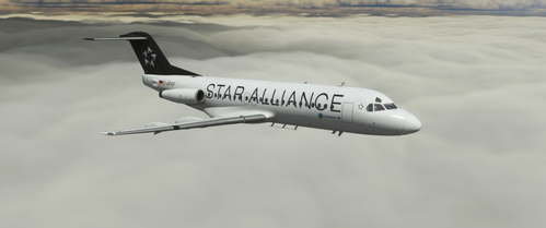 Livery Fokker F28 4000 Lufthansa Regional D-AFKF