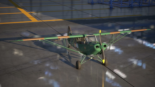 Livery for the Asobo Savage Cub Belgian Air Force 1954 Camouflage paint