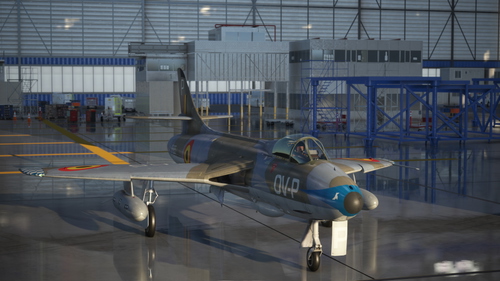 Livery for the Hawker Hunter F6 by Dave Garwood for MSFS