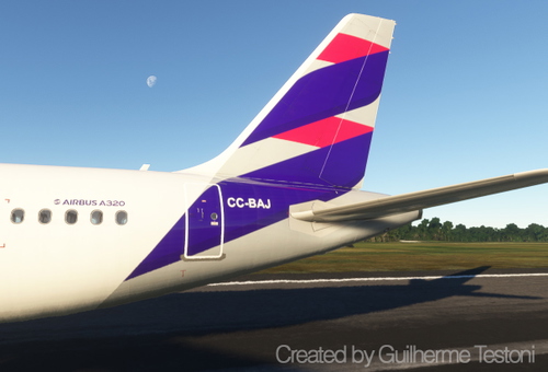 Livery LATAM Colombia CC-BAJ (IAE) for Fenix A320