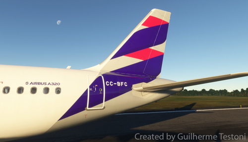 Livery LATAM Colombia CC-BFC (CFM) for Fenix A320