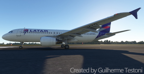 Livery LATAM Brasil PR-MYQ (CFM) for Fenix A320