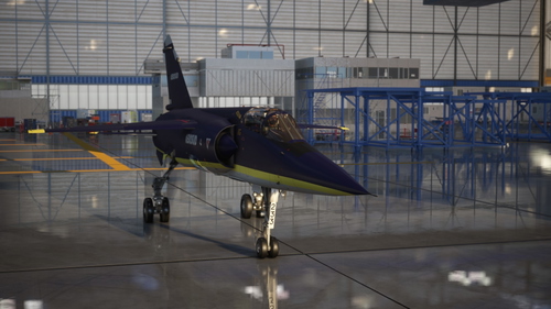 Livery of the privately operated Mirage F1 Aerosud S/N 233 for the freeware Mirage F1 by Kirk Olsson