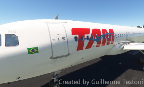 Livery TAM New Colors PR-MHU (CFM) for Fenix A320