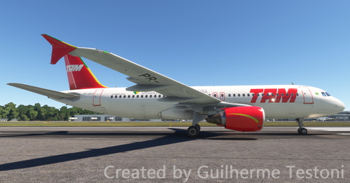 Livery TAM Old Colors PR-MHA (CFM) for Fenix A320