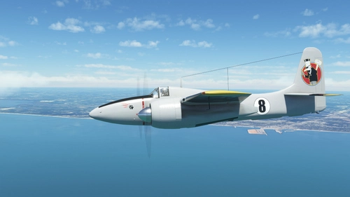 Livery Virtavia  F7F-3 Tigercat Fictional Racer No.8