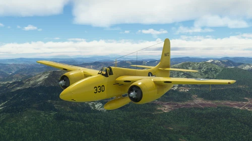 Livery Virtavia F7F-3 "Big Bird"    NATC Naval Air test Center, NAS Patuxent River MD., ca. 1947