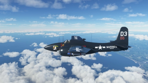 Livery Virtavia F7F-3 Tigercat "Here Kitty Kitty"