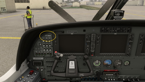 Livery_C208B - Azul Conecta - With Call Sign in the Cockpit
