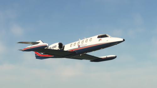 LJ35 AirLink Ambulance (XA-UKF)