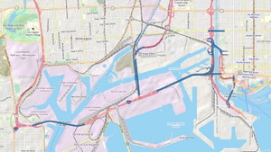 Long Beach Bridges, Long Beach/San Pedro, CA thumbnail 19
