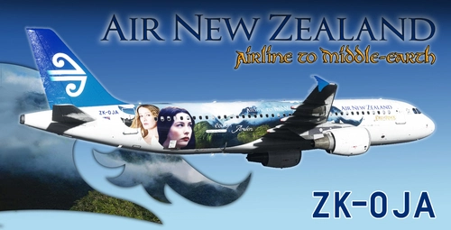 'Lord of the Rings' Air New Zealand ZK-OJA | Fenix A320 [8K]