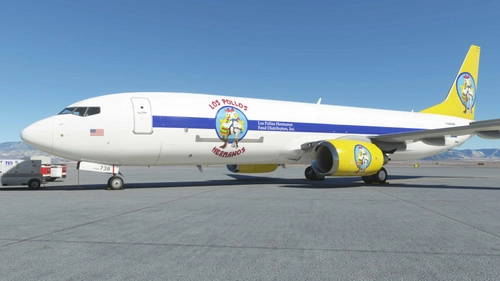 Los Pollos Hermanos - Fictional livery | Boeing 737-800BCF