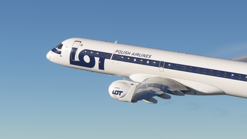 LOT Polish Airlines [Classic SP-LNA] w/Cabin FSS E195