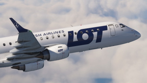 LOT Polish Airlines [SP-LNA] w/Cabin FSS E195 thumbnail 5