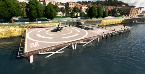 LPDA - Massarelos heliport - Porto City (real life- high detail)