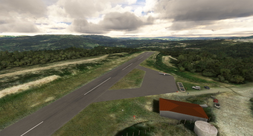 LPOL - Pedra da Broa aerodrome (real life- high detailed modulated buildings)