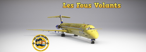 LSH - Fly the Maddog X -  MD-82 - LES FOUS VOLANTS - Metallic / Dirty