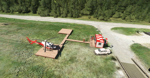LSXM, Heliport St. Moritz