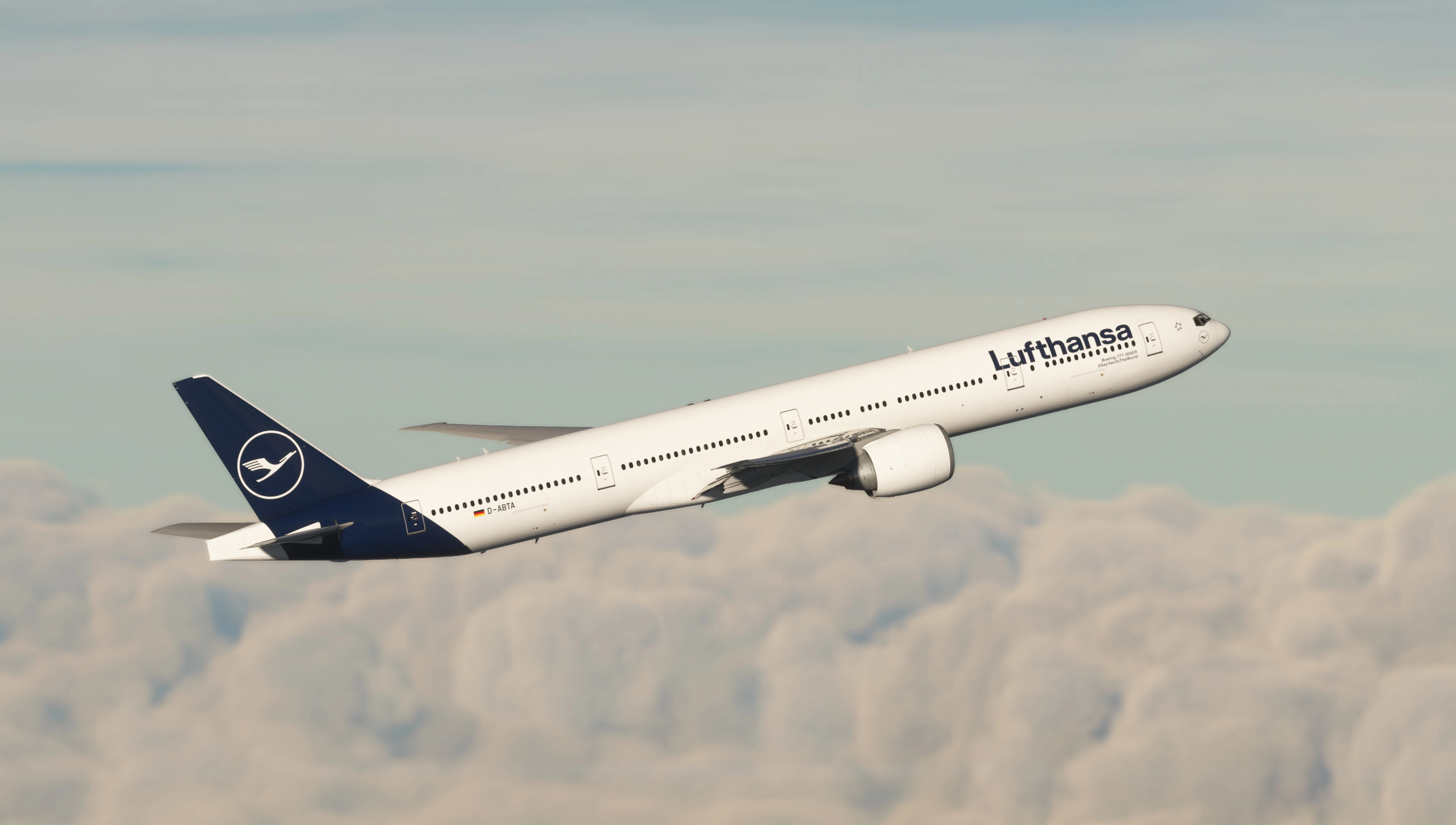Lufthansa D-ABTA Fictional PMDG Boeing 777-300ER - 8K - Image 1