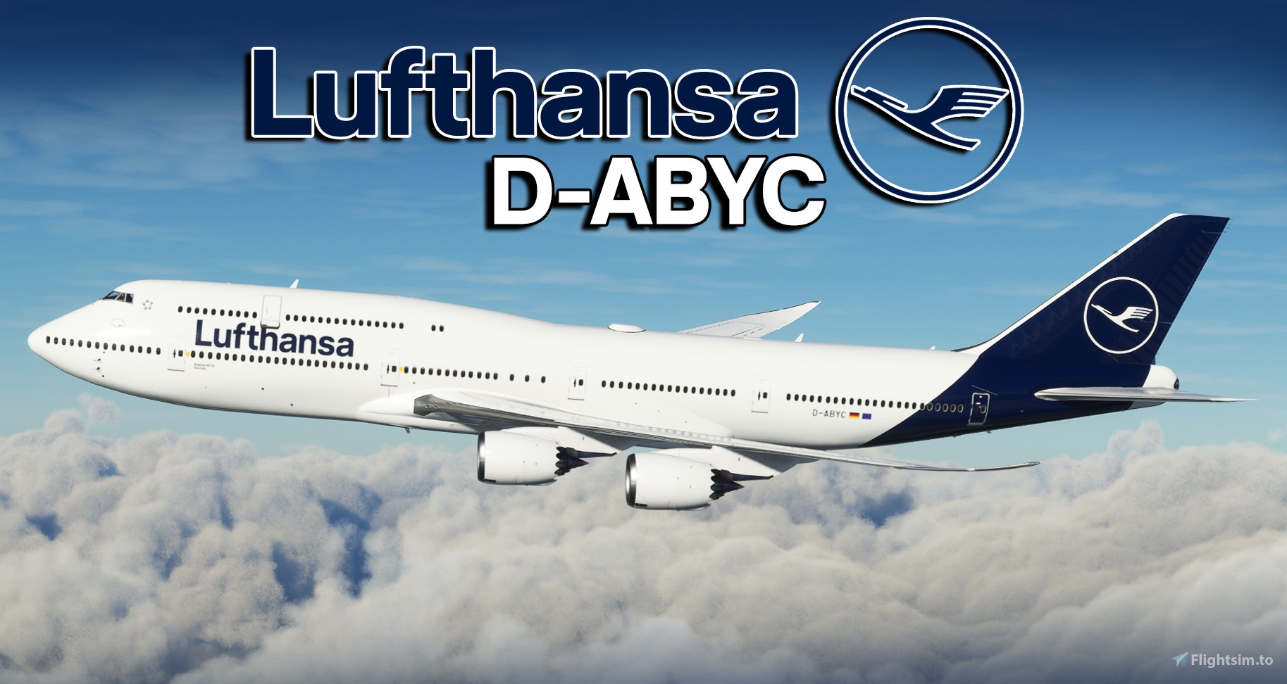Lufthansa D-ABYC 'Sachsen' (New Livery) | Asobo B747-8i [8K] for 