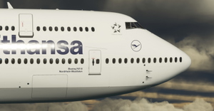 Lufthansa D-ABYP 'Nordrhein-Westfalen' (Old Livery - 1500th 747) | Asobo B747-8i [8K] thumbnail 5