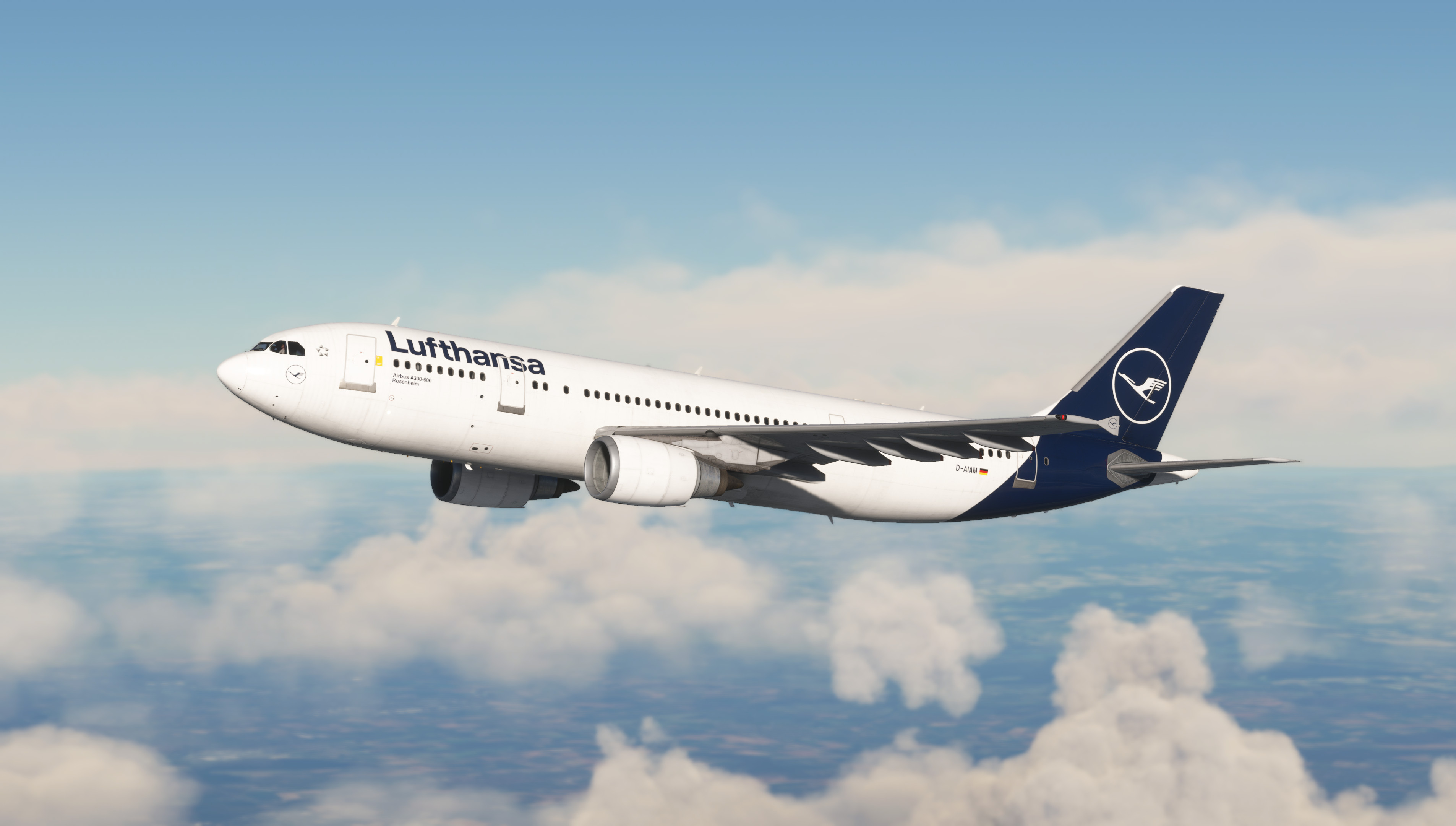 Lufthansa D-AIAM Fictional Modern Livery Airbus A300- 8K - Image 1