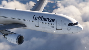 Lufthansa D-AIAM Fictional Modern Livery Airbus A300- 8K thumbnail 2