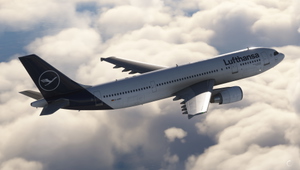 Lufthansa D-AIAM Fictional Modern Livery Airbus A300- 8K thumbnail 3