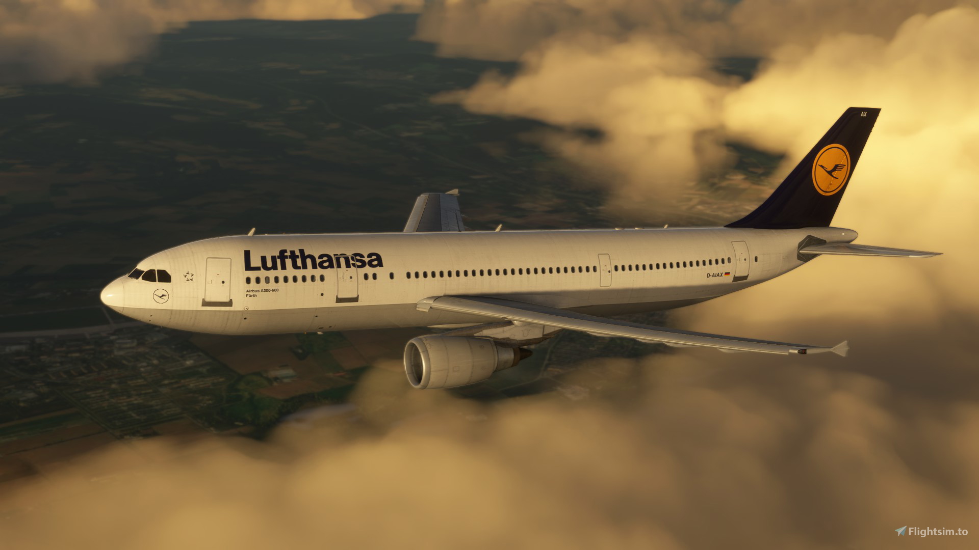 Lufthansa (D-AIAX) - iniBuilds A300-600R for Microsoft