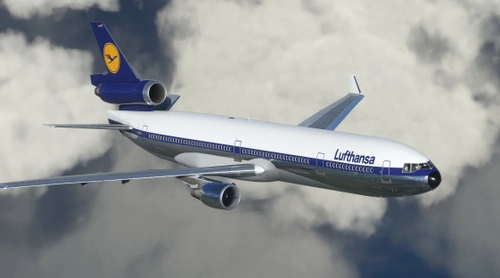 Lufthansa (Old Colors) (D-ADCO) (Fictional) - Sky Simulations MD-11 (PW)