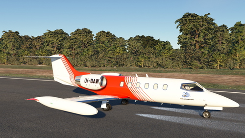 LV-BAW  Learjet35A 